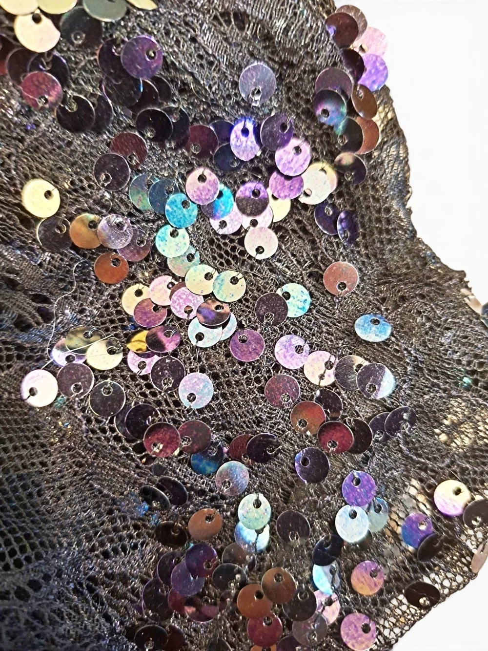 ✨️RARE! Highly Sought After! Free People Black Sheer Sequins Mini Dress! NWOT!